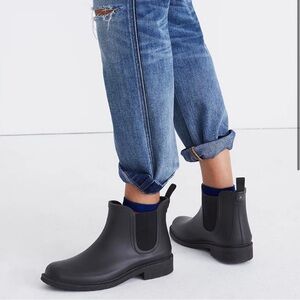 Madewell Chelsea Rain Boots - Size 8
